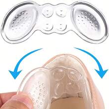 2 miếng lót gót giày bằng silicon mềm mại, thoải mái, chống ma sát. - Trong sáng - Xem 3