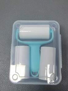1件實用多色滾筒黏毛器，可拆卸替換芯，高黏性除毛除塵，易撕不傷衣物，適用衣物沙發床單，平價便攜家用清潔工具，返校禮物，家居用品，旅行，夏季 - 黏毛器 - 查看 14