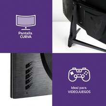 Monitor Curvo CUORY para PC Full HD 1080p| Gaming Alto Rendimiento con | Pantalla de PC Diseño Ultra Ligero (24 Pulgadas) - Ver 4