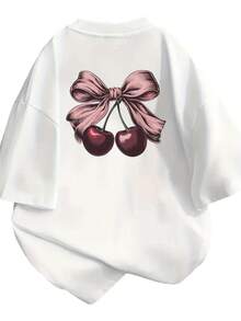 Women T-Shirts - [White] - View 8