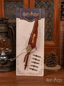 Harry Potter 1 chiếc bút lông vũ kiểu cổ điển, bộ bút hình ngôi nhà, bao gồm các thiết kế, bút viết sưu tầm với ngòi có thể thay thế, quà tặng văn phòng phẩm kỳ diệu dành cho người hâm mộ, học sinh và người lớn [Được cấp phép chính thức] - Nhiều màu - Xem 14