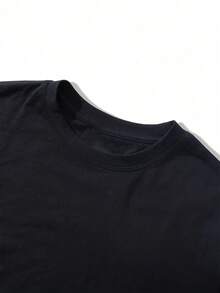 100% Baumwolle T-Shirt, Herren "Glorious Genius" Skimaske Grafik Muster T-Shirt - Stil1 - Übersicht 2