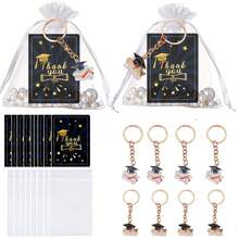15pcs/Set 2026 Graduation Commemorative Keychain Set, Zinc Alloy Rectangular Graduation Pendant, Suitable As Gifts For Graduation Ceremony, Graduation Party Favors - Multicolor - View 2
