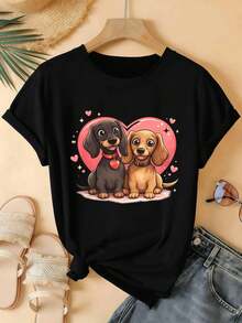 Women T-Shirts - Black - View 2