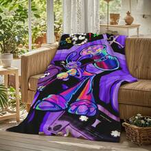1pc The A-Amazing D-Digital Anime Circus Cozy Super Soft Flannel Blanket, Funny Game Theme Warm Throw Blanket For Living Room, Home Decor, Teacher Appreciation Gifts, Mothers Day Gift, Room Decor, Graduation 2026, Home Decor, Mothers Day Gifts Women, Throw Blanket, Graduation Gifts, Tapestry, Room, Bedroom Deccor, Decor, Gifts For Boys And Girls, Ultra-Soft 280GSM Sizes 30x40 To 60x80. ﻿ - Multicolour 30 - 查看 2