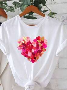 Women T-Shirts - [White] - View 1