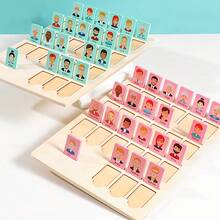 Children's Cognitive Matching Wooden Puzzle Toys, Early Education Intelligent Card Game, Educational Learning Tools - Multicolor - View 10