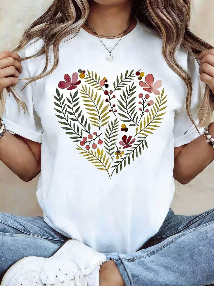 Women T-Shirts - [White] - View 1