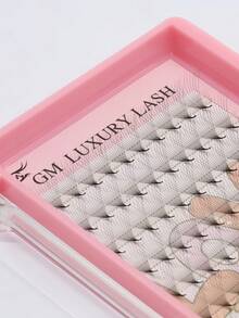 Mi giả dạng chùm 12 hàng, độ dày 10D/12D/14D/16D/18D/20D, chân mi nhọn, dày 0.05mm, chiều dài 8-15mm, độ cong D. - D - Xem 5