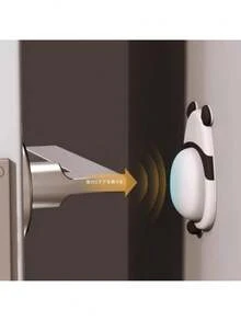 Cute Silicone Door Handle Bumper, Mute Anti-Collision Pad For Home Wall Protection - Penguin - View 5