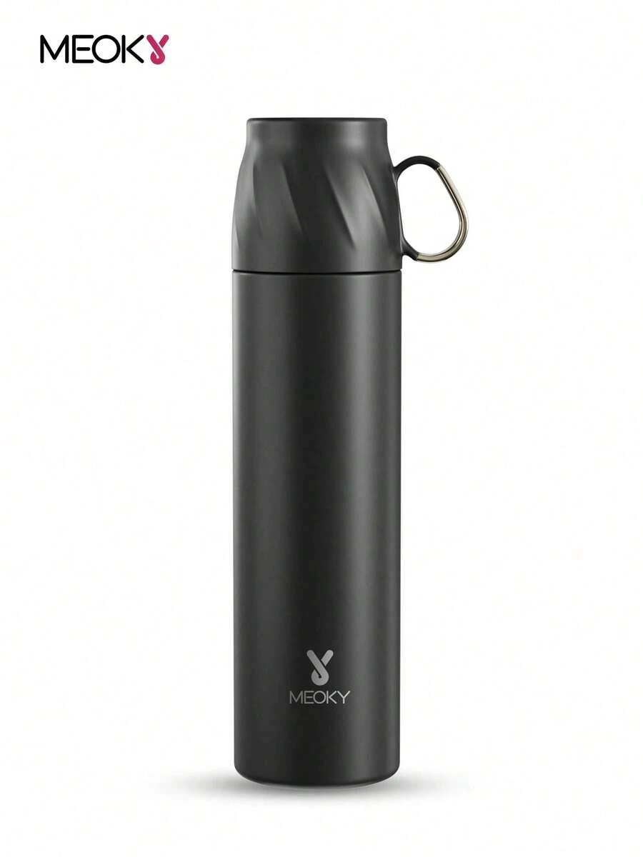 Bình nước giữ nhiệt 500ml/16oz, giữ nhiệt 24 giờ, chống rò rỉ, nắp đa chức năng, thành đôi bằng thép không gỉ, thích hợp cho thể thao, tập thể dục, du lịch và đi học.