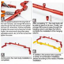 Motorcycle/Electric Bike Multifunctional Expansion Bracket, Universal Aluminum Alloy Expansion Bar, Motorcycle Modification Accessory, Modification Navigation Phone Holder, Multifunctional Handlebar Balance Bar, Suitable For Motorcycle And Electric Bike Modification, Add Phone Holder, Action Camera, External Lights, Hooks, Etc. - A - View 10