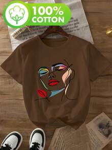 Women T-Shirts - [White] - View 6
