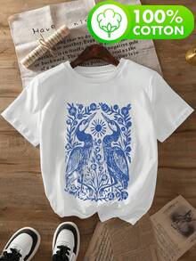 Women T-Shirts - [White] - View 12