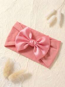 6pcs Newborn Candy Color Bow Headbands, Soft & Skin-Friendly Baby Hair Accessories, Suitable For Daily Wear In All Seasons - Multicolor - View 8