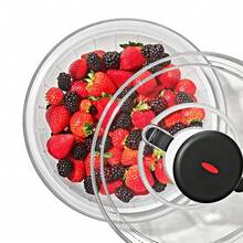 Little Salad, Fruit And Herb Spinner, 3 Quart, Clear - 1 - View 2