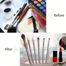 6-Slot Pen Display Rack, Eyebrow Pencil Holder, Makeup Brush Holder, Storage Rack, Suitable For Home Office, Best Gift For Office - 6 Grids - View 7