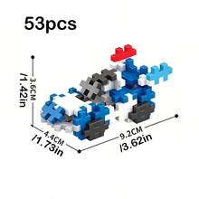 Xe hơi mini lắp ráp, đồ chơi STEM giáo dục tự lắp ghép 3D, trò chơi xếp hình sáng tạo, quà sinh nhật cho bé trai và bé gái từ 3 tuổi trở lên. - Nhiều màu - Xem 12