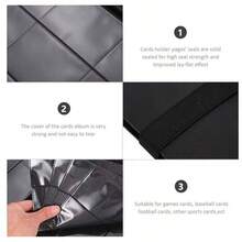 Álbum de colección de tarjetas con capacidad de 160/360 tarjetas en 4/9 bolsillos, estilo de tapa abatible, adecuado para coleccionar tarjetas PTCG/YGO/fotos/juegos, regalo ideal - 4 cuadrículas - Ver 6