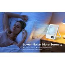 Multi-Position Desk Fan: 5-Speed 180° Adjustable Design With Hanging Hook & Whisper-Silent USB Operation. Perfect For Desk Use, Bedroom Cooling, Porch Relaxation & Travel Comfort. Designed Specifically For Adults Needing Flexible Temperature Management Solutions. - 桌面便攜 - 查看 11