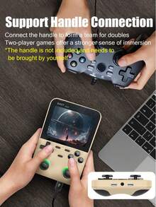 1 pieza Nueva consola de juegos portátil con 10,000 juegos retro nostálgicos incorporados y 9 emuladores como PS/FC, pantalla HD grande de 3.5 pulgadas, sistema Android de código abierto, consola de juegos clásica PSP Arcade, compatible con batallas de dos jugadores, con joysticks duales y botones retroiluminados. Un gran regalo para tu novio/esposo en fiestas y cumpleaños. - Ver 9