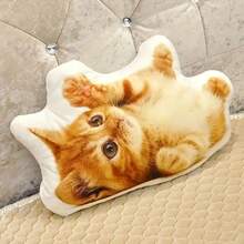 Customized Pet Face Throw Pillow, Soft Double-Sided Printable Photo, Cute Cat/Dog Sleeping Mat, Ideal Gift For Pet Lovers - Upload Pictures to Customize Pillows - View 9