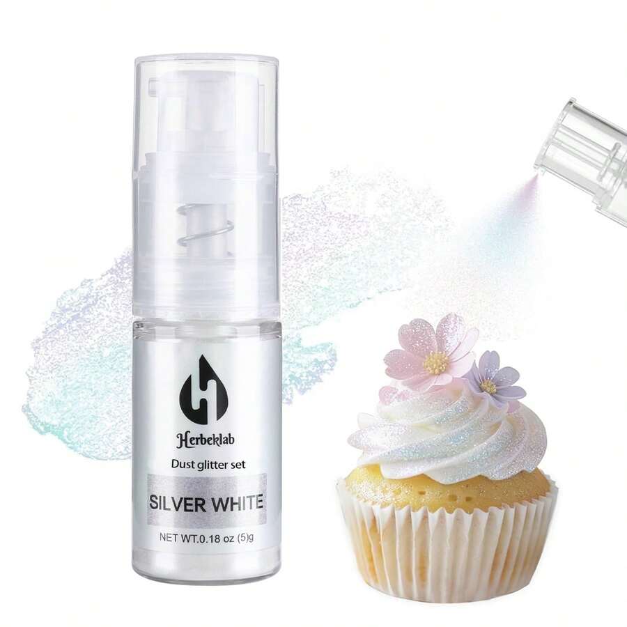 11 Colors Edible Glitter For Cocktails, Easter Decorations Luster Dust Edible, Shimmer Dust, Edible Glitter Powder For Drinks, Easter Eggs, Candy, Baking, Strawberries, Cupcakes, Cookies - Multicolor - View 1