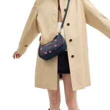 Coach Teri Printed Women's Single Shoulder Crossbody Handbag CY694IMDEI - 藍色CY694IMDEI - 查看 2
