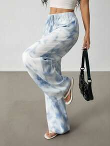 Women Swimming & Diving Suit - Blue and White - View 5