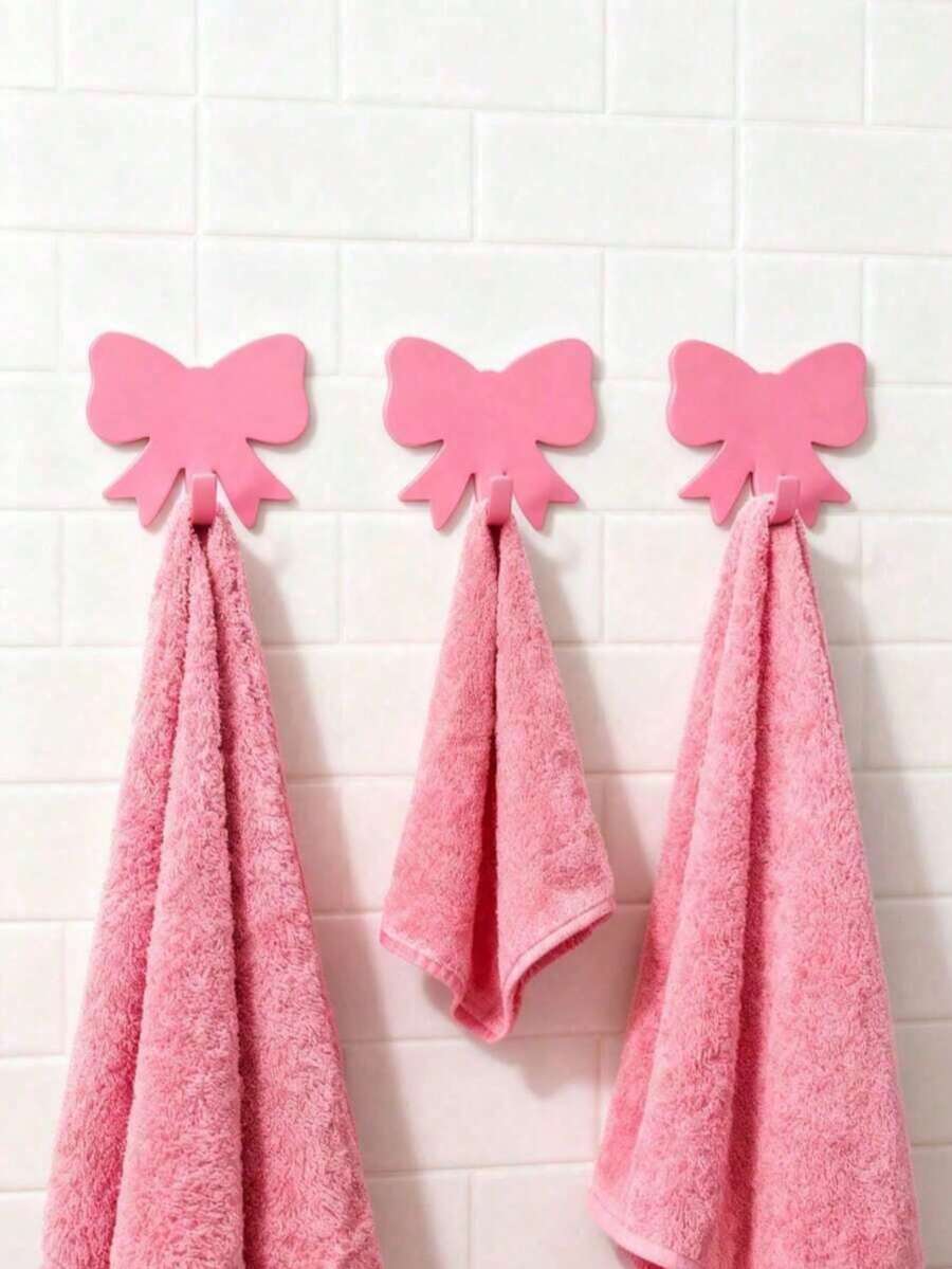 Bộ 5 móc treo tường không cần khoan, liền mạch, có keo dán, dùng để lưu trữ đồ dùng trên tường cho trẻ em, phù hợp cho phòng khách và phòng ngủ. - Nhiều màu - Xem 1