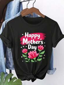 Women T-Shirts - Black - View 7