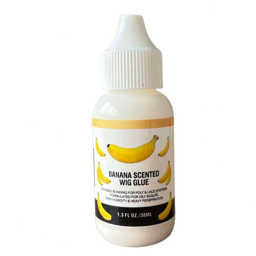 Keo dán ren siêu chắc – Hương chuối, chống thấm nước và vô hình dành cho tóc giả ren, 1.285 oz (phiên bản thường) - 38ml - Xem 1