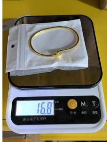 1 chiếc vòng tay kiểu dung nham châu Âu và Mỹ, vòng đeo tay hình giọt nước bằng kim loại lỏng thời trang. - nhiều màu ngẫu nhiên - Xem 5