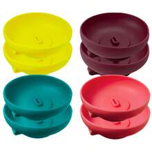 1/2/3/4/8 piezas Soporte de silicona para helados y paletas de hielo - Atrapagoteos de silicona para postres congelados y conos de helado. Adecuado para fiestas de verano, reuniones y actividades al aire libre, portátil y apto para lavavajillas - Multicolor - Ver 24