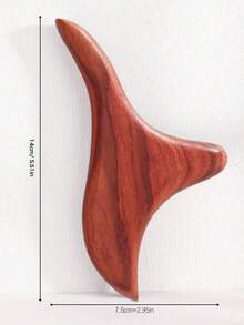 2件套木制穴位按摩刮痧工具，专业淋巴排毒工具，木制理疗按摩工具，适用于背部、腿部、手部、面部，刮痧，淋巴引流，减少橘皮组织，背部按摩，学校，返校，旅行，旅行必备，居家必备 - 彩色 - 查看 10