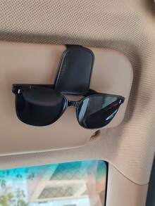 Multi-Function Car Sun Visor Glasses Clip Card Ticket Organizer, Fashionable Car Interior Accessories - A - View 10