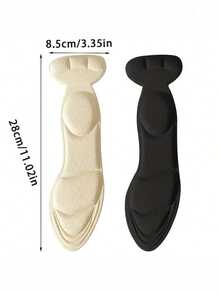 2 Pairs Comfortable Memory Foam Insoles, Breathable, Suitable For Loafers, High Heels, Boots And Sneakers, Soft Shock-Absorbing Anti-Slip, Help Relieve Pressure, Shoe Racks, Space-Saving Storage, Outdoor, Garden, Travel Essential, Portable, Beach Essential, Graduation Season, Graduation Ceremony, Graduation Ritual, Graduation Gift, Graduation Present, Congratulations On Graduation, Congratulations To The Graduate, Graduation Ceremony Representative, Completion Of Studies, Graduation Party - A - View 9