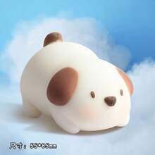 Schylling 1个可爱软萌面包猪减压玩具，潮流慢回弹挤压玩具，压力缓解小工具 - 彩色 - 查看 8