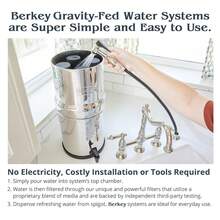 Berkey Authentic Black Berkey Elements (Pack Of 2)- Berkey Replacement Water Filters For Under Sink And Countertop Water Filter System Fits To (Travel, Big Royal, Imperial Crown, Light System) - 查看 4