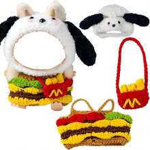 Ropa para ,Accesorios para Tasty Macaron Peluches de Ajuste Perfecto,Conjunto de Moda para Llaveros Peluches s,Aplicable Llavero Peluche  para Todos.(J) - L - Ver 8
