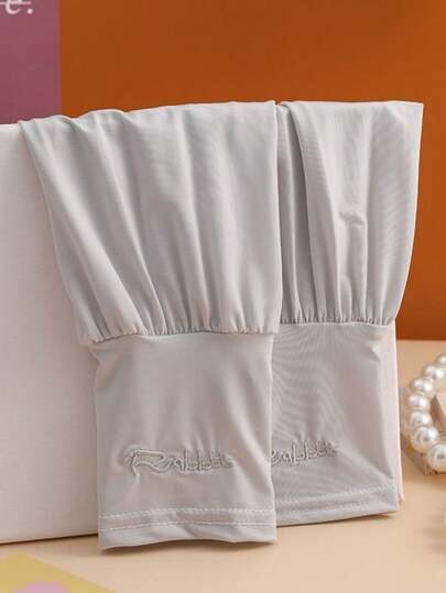 1 Pair Women's Ice Sleeves, Summer UV Protection, Outdoor Driving Sports, Breathable Lightweight Loose Ice Silk Arm Sleeves