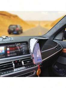Car Mounted Phone Sun Visor, New Vertical Sun Visor, Dashboard Phone Sun Shade, Prevents Phone Overheating, Vertical Dashboard Phone Sun Visor To Prevent Glare - Multicolor - View 4