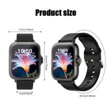Smartwatch, Wireless Calling/Dialing, Multiple Sports Modes, Incoming Call Alert And Rejection, SMS Notification, Customizable Wallpaper, Compatible With IPhone/Android - Multicolor - View 6