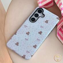 Funda para teléfono: Patrón de oso lindo s23ultra/s23plus/s22/s22plus/s22ultra/s21/s21plus/s21ultra/s23/s24/s24plus/s24ultra/s20fe/s24fe/A16/A15/s25/s25plus/s25ultra/A26/A36/A56 - Color mixto 1 - Ver 10