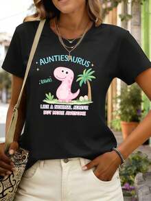 Women T-Shirts - Black - View 1
