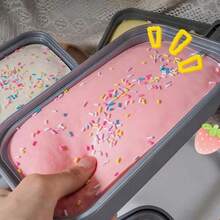 1pc Realistic Cake Box Squishy Toy, Suitable For Daily Office, Study Or Gift, Applicable For Birthday, Halloween, Christmas, Holiday Party Pranks, Office And Student Stress Relief And Entertainment. - Multicolor - View 3