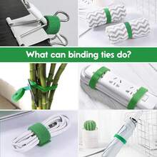 尼龙双面钩环式扎带，适用于植物捆扎和电缆管理 - 12毫米 - 查看 2