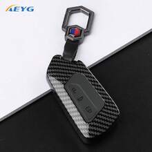 Carbon Fiber Texture ABS Car Key Shell Protective Cover For Golf 8 ID.3 ID.4, Octavia A8 MK4 MK8 (2022/2021) And GTI R - G Model - View 8