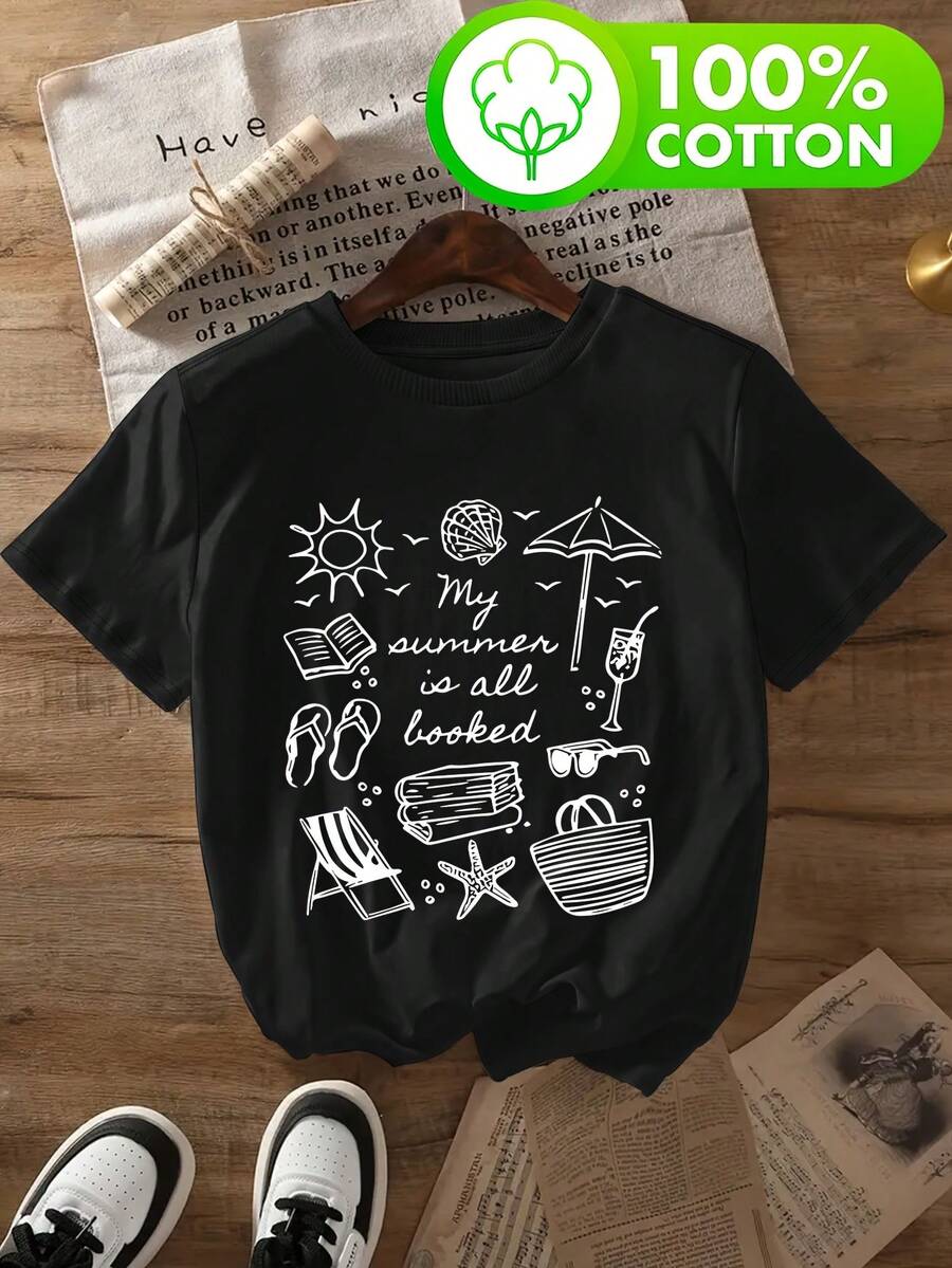 Women T-Shirts - Black - View 1