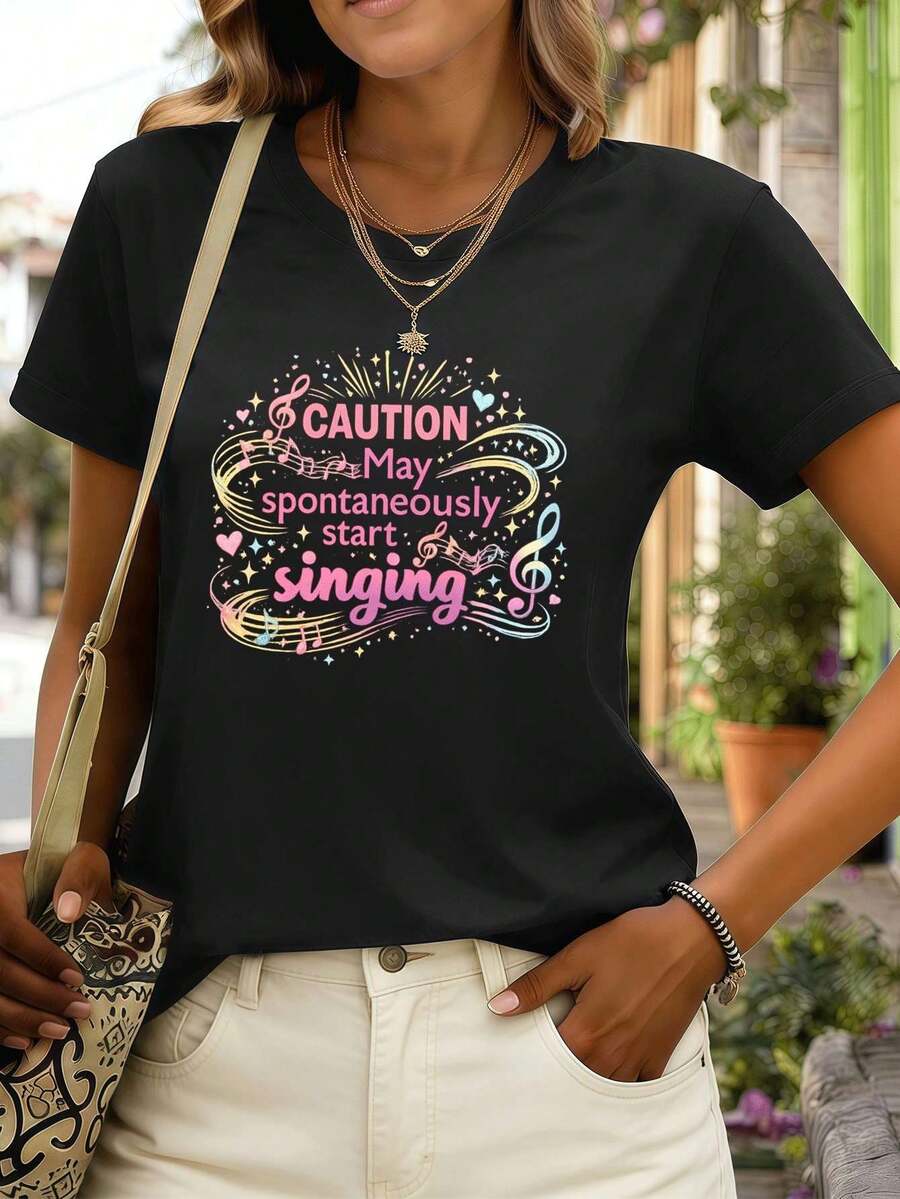 Women T-Shirts - Black - View 1